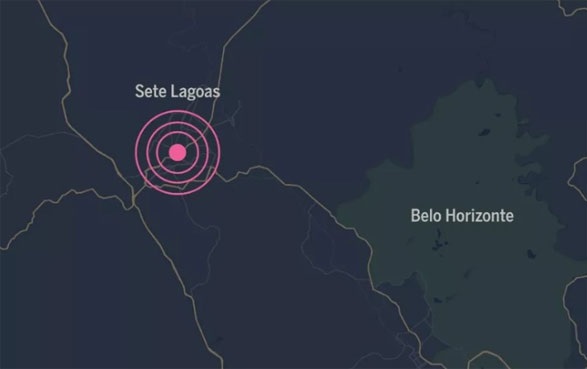 Tremor De Terra Nesta Sexta-feira (29) Em Sete Lagoas Foi De 2.9 De ...