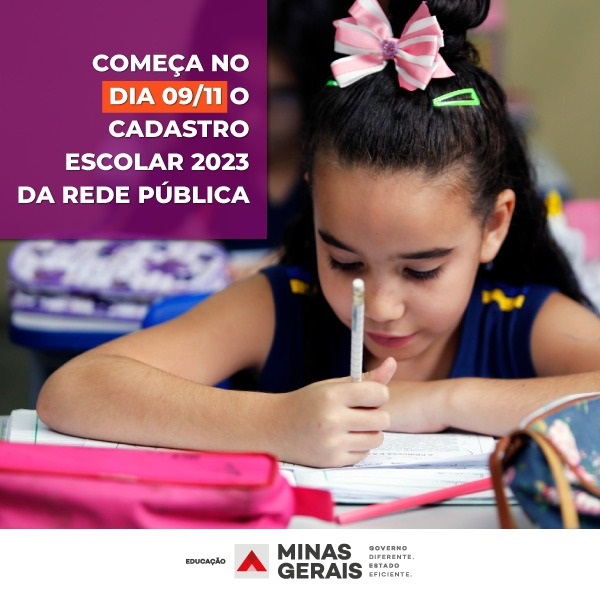 Cadastro Escolar 2023 Da Rede Pública De Ensino De Minas Gerais Começa Na Quarta Feira 911 3751