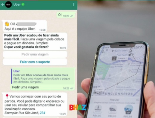 Chamar Uber pelo WhatsApp? Veja como pedir uma corrida de Uber